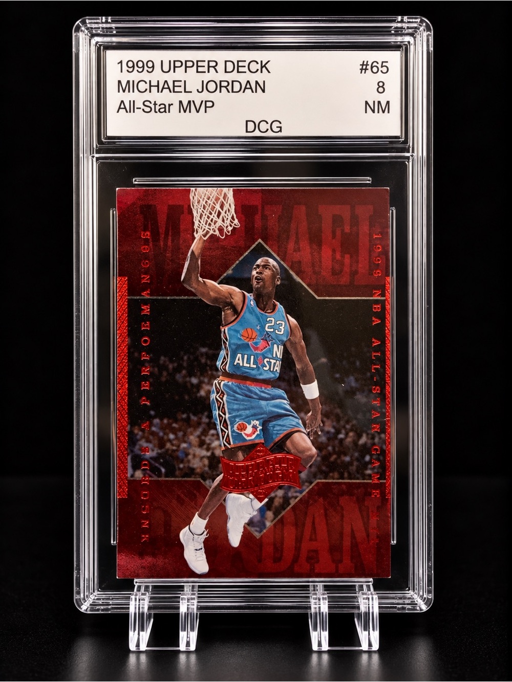 1999 Upper Deck All-Star MVP Trading Card – Michael Jordan